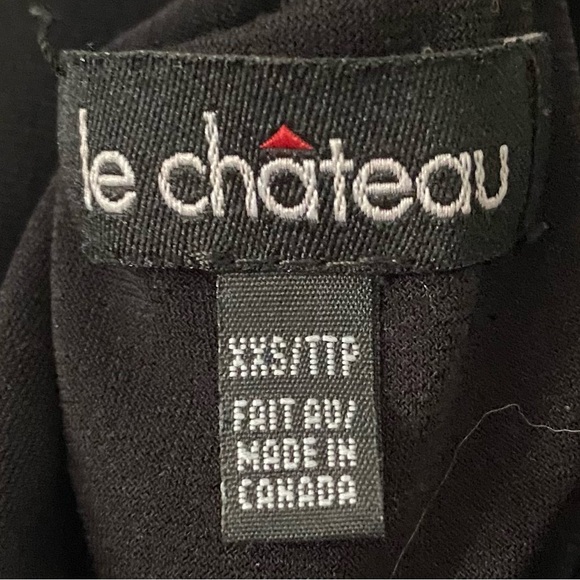 LE CHATEAU women’s black and white top xx-small - Picture 6 of 6